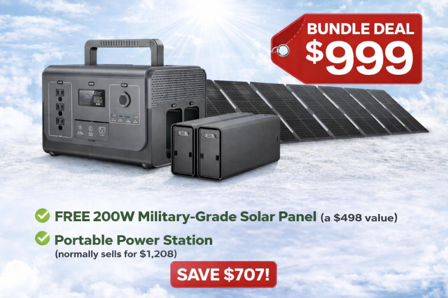 Rallye 1200 Power Unit + FREE Solar Panel